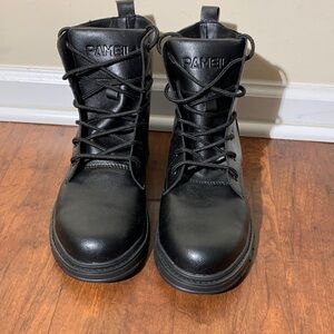 Pamela steel toe boots